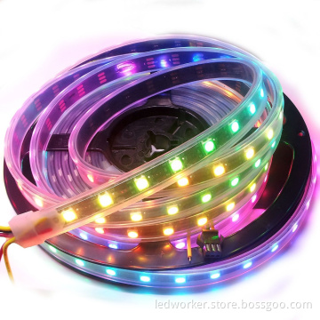 5V RGBW WS2812B SK6812 Addressable LED Strip Light - 144 LEDs DMX Pixel WS2811 12V